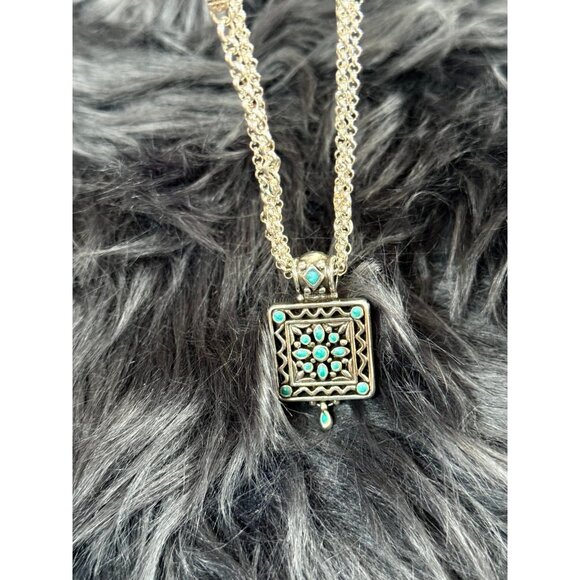 Brighton Carnival Turquoise Toggle Necklace - Picture 3 of 7